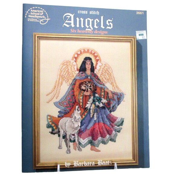 2 Angels Cross Stitch Projects - Guardian Angels + Angels Six Heavenly Designs - Picture 4 of 5